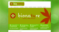 Desktop Screenshot of ecologicosbionature.com